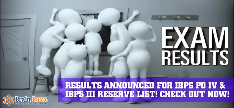 Results announced for IBPS PO IV & IBPS III reserve list! Check out now!